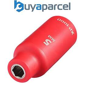 Draper 18653 VDE Socket 1/4" 5mm