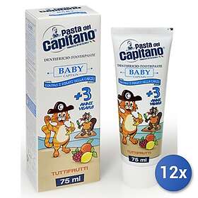 Pasta del Capitano Barn +3 År Tutti Frutti Tandkräm 75ml