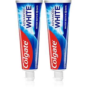 Colgate Advanced White Valkaiseva Hammastahna 75ml 2-pack