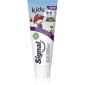 Signal Kids Fruity för Barn 0-6 - Super Mario Tandkräm 75ml