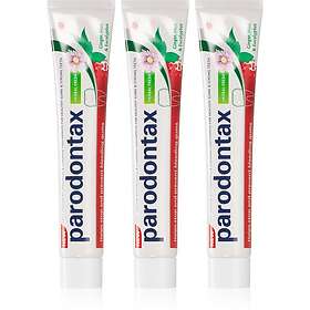Parodontax Herbal Fresh Ikenien Verenvuotoa Ehkäisevä Hammastahna 75ml 3-pack
