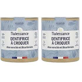 Natessance Aloe Vera Bicarbonate Blekande Tandkrämstabletter 80st