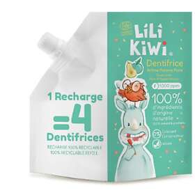 LiliKiwi Naturlig Xylitol Barn 0-3 År Äpple-Päron Tandkräm 120ml
