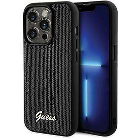 Guess Sequin Script Metal Deksel for iPhone 13 Pro