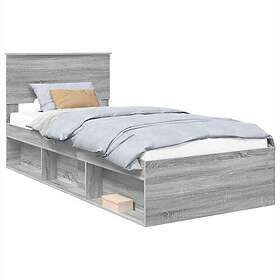 vidaXL Sängram med huvudgavel Bed Frame 3407927 90x190cm