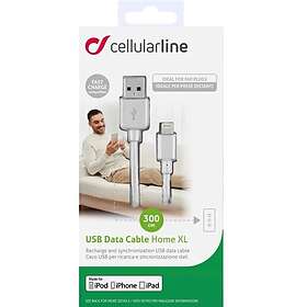 Cellularline 101706 USB-A til Lightning 3 m