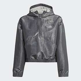 Adidas Dance Loose Fit Woven Half-Zip Hooded Track Top (Jr)