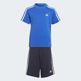 Adidas Essentials 3-Stripes Tee and Shorts Set (Jr)