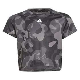 Adidas Essentials AEROREADY Seasonal Print Crop T-Shirt (Jr)