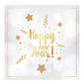 Ambiente Happy New Year Lautasliina 33x33cm 20-pack