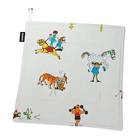 Arvidssons Textil Pippi På Cirkus Grytlapp Vit