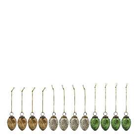 House Doctor Påskägg påskpynt i glas 12st