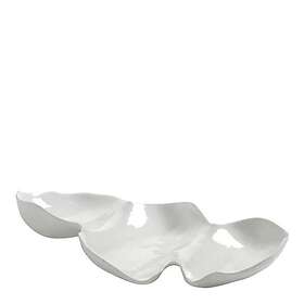 Serax Perfect Imperfection Nami Wave serveringsfat Hvit 30x20 cm