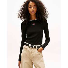 Tommy Jeans Slim Badge Rib Short Sleeve T-shirt (Women's)