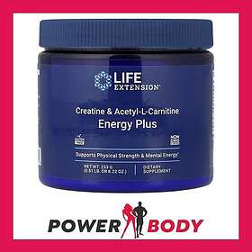Life Extension Kreatin & Acetyl-L-Karnitin Energy Plus 233g