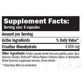 Amix Monohydrate Creatine Capsules 750mg 220 Capsules