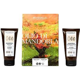 Phytorelax Laboratories Almond Gavesæt (75ml Närande handkräm, 75 ml Peeling för