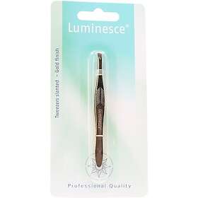 Luminesce Gold Slanted Tweezers