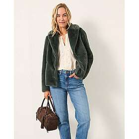 Fat Face Short Fur Coat (Women's)