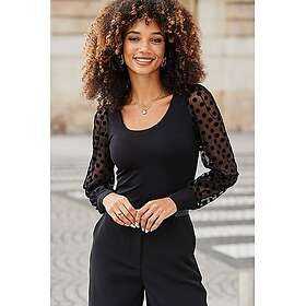 Sosandar Polka Dot Dobby Shirt (Women's)