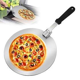 WIYETY Rostfritt stål Pizzaspade 30cm Runder Pizzaschaufel