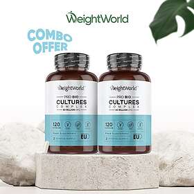 WeightWorld Pro Bio Cultures Complex 60 miljarder CFU 120 Kapslar