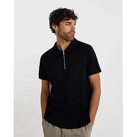 Folio Mercerised Supima Zip Neck Polo Shirt (Men's)