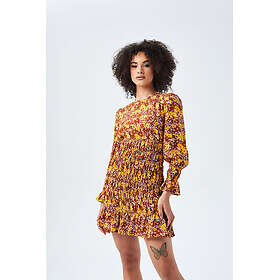 Urban Bliss Sheered Puff Sleeve Mini Dress