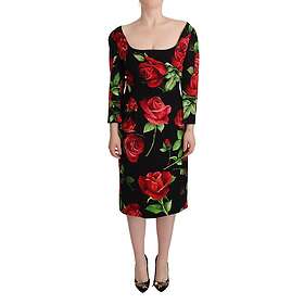 Dolce & Gabbana Skede Roser Kjole