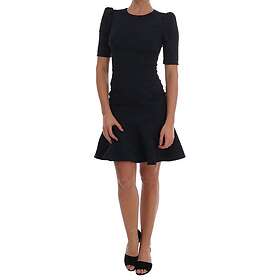 Dolce & Gabbana Blomster Brocade Flare Mini Kjole