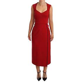 Dolce & Gabbana Stretch Slit Sheath Midi Kjole
