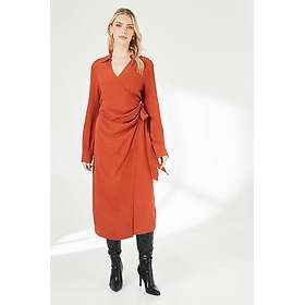Principles Belt Detail Collared Wrap Dress