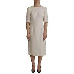 Dolce & Gabbana Jaquard Floral Sheath Brocade Midi Dress