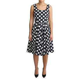 Dolce & Gabbana A-Line Polka Dotted Cotton Dress