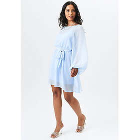 Gini London Long Sleeve Chiffon Foil Mini Dress