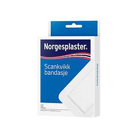Norgesplaster Bandage 20x9,7 cm, Hvit, 5 stk.