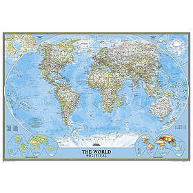 National Geographic Plakat World Classic Enlarged & Laminated 185 x 122 cm