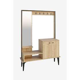 NORDVÄRK Andy Hall möbelset naturlig melamin