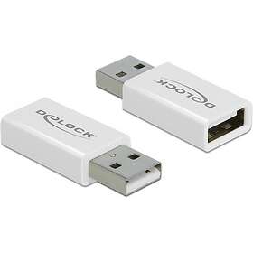 DeLock 66530 USB 2.0 Adapteri Tyyppi-A uros - Tyyppi-A naaras Datablokkeri