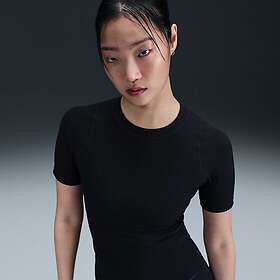 Nike Zenvy Rib Kortärmad T-shirt (Dam)