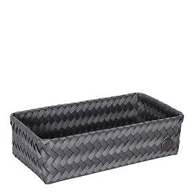 Handed Fit Double Tiny Förvaringskorg 24x12x7 cm mörkgrå