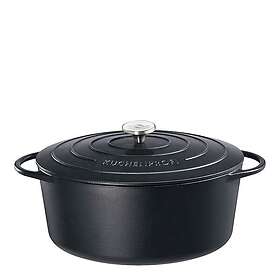 Küchenprofi Faitout Ovale en Fonte avec Couvercle 12,5l