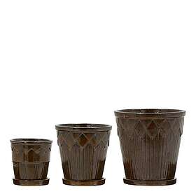 House Doctor Kruka 3-pack Brun