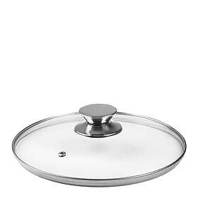 Ibili Glasslokk med rustfri knopp 22 cm