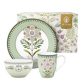 Pip Studio Lily & Lotus Frukostset 3 st