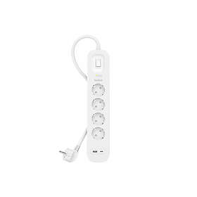 Belkin Multiprise 4 Ports Anti-surtension avec USB-C PD SRB001vf2M-V2