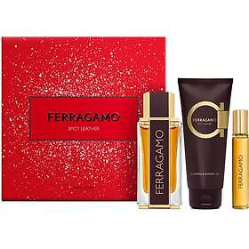 Salvatore Ferragamo Spicy Leather Gift Set (100 ml Eau de Parfum, 15 ml Eau de P