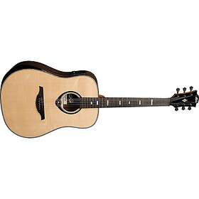 Lâg Guitars HV50DE HyVibe 50 Dreadnought Bevel Glans