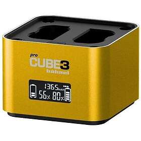 Hähnel ProCube3 Laturi Nikon EN-EL14 EN-EL15c ja EN-EL25 -akuille