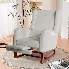 jeerbly Vadderad Snurrande Gungstol för Barnkammare GY-0101